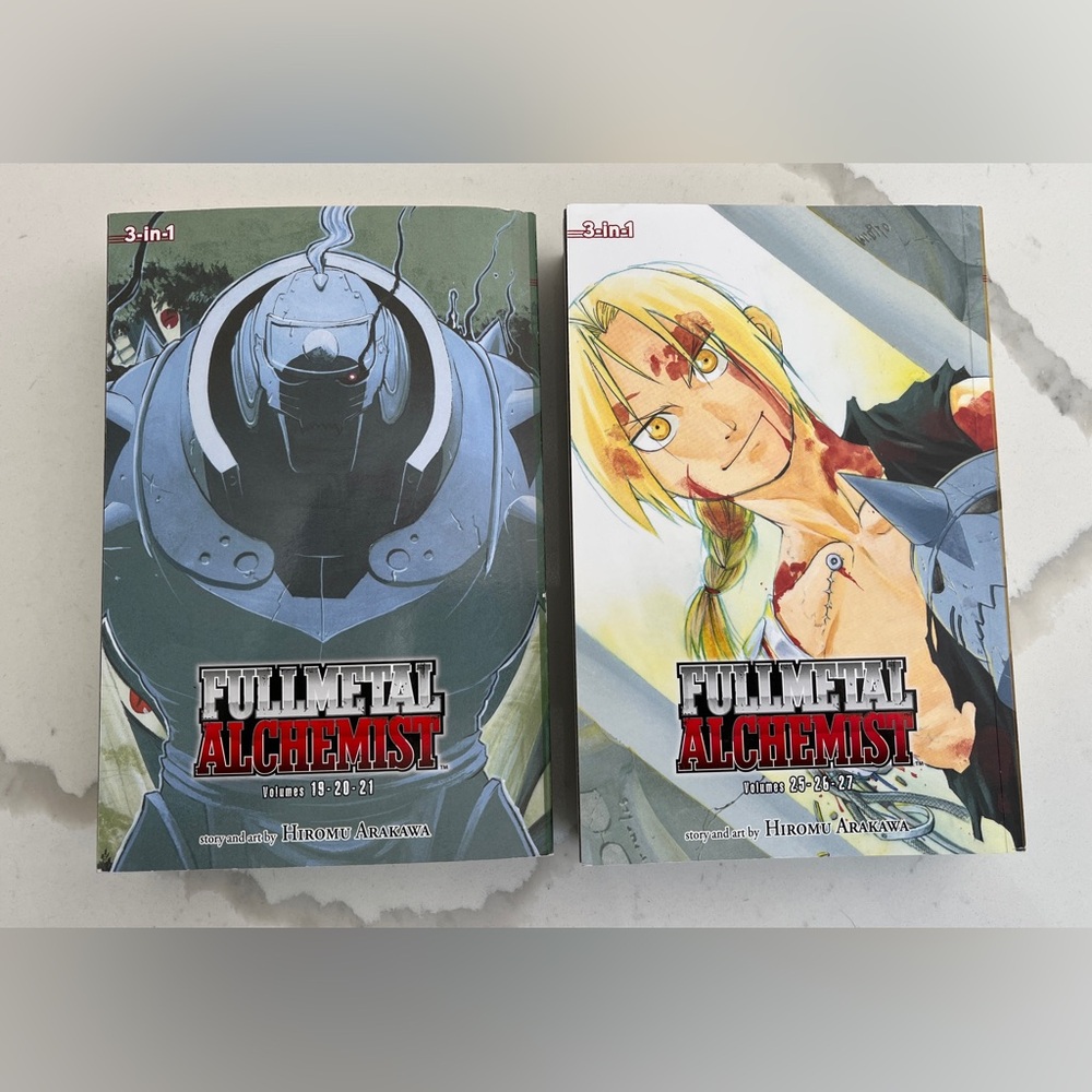 Fullmetal Alchemist (3-in-1 Edition) Manga Volumes 19-21 & 25-27